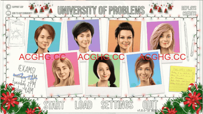 【欧美SLG/汉化/动态】学院情缘v1.8.0 AI版【PC+安卓/17.3G/更新】University of Problems [v1.8.0 Extended]